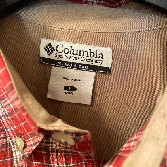 Men’s long sleeve Columbia button down shirt size L - Picture 2 of 12